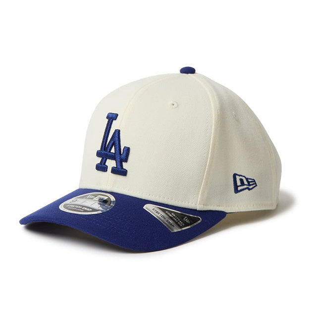 ニューエラ キャップ 9FIFTY ロサンゼルス ドジャース MLB STRETCH SNAPBACK CAP CREAM ROYAL BLUE