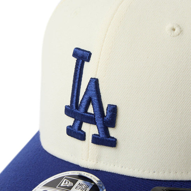 ニューエラ キャップ 9FIFTY ロサンゼルス ドジャース MLB STRETCH SNAPBACK CAP CREAM ROYAL BLUE