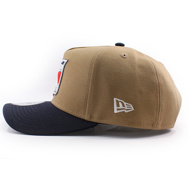 ニューエラ キャップ 9FORTY ニューヨーク レンジャース NHL A-FRAME SNAPBACK CAP KHAKI-NAVY
