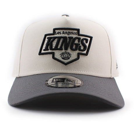 ニューエラ キャップ 9FORTY ロサンゼルス キングス NHL A-FRAME SNAPBACK CAP STONE-GREY