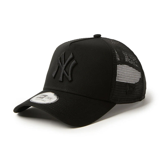ニューエラ メッシュキャップ 9FORTY ニューヨーク ヤンキース MLB A-FRAME TRUCKER MESH CAP BLACK