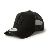 ニューエラ メッシュキャップ 9FORTY ニューヨーク ヤンキース MLB A-FRAME TRUCKER MESH CAP BLACK