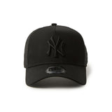 ニューエラ メッシュキャップ 9FORTY ニューヨーク ヤンキース MLB A-FRAME TRUCKER MESH CAP BLACK
