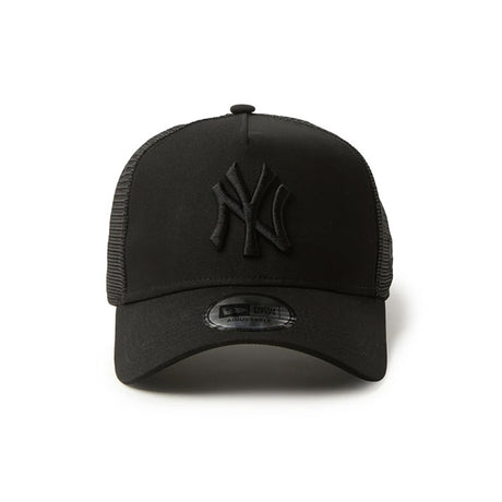 ニューエラ メッシュキャップ 9FORTY ニューヨーク ヤンキース MLB A-FRAME TRUCKER MESH CAP BLACK
