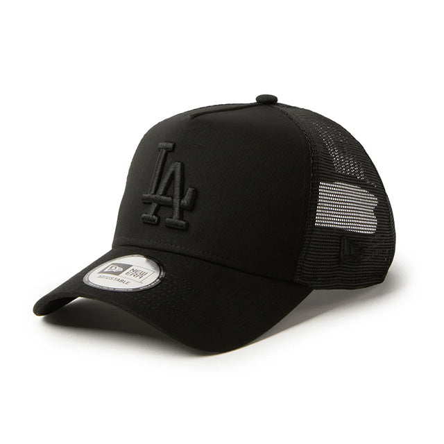 ニューエラ メッシュキャップ 9FORTY ロサンゼルス ドジャース MLB A-FRAME TRUCKER MESH CAP BLACK
