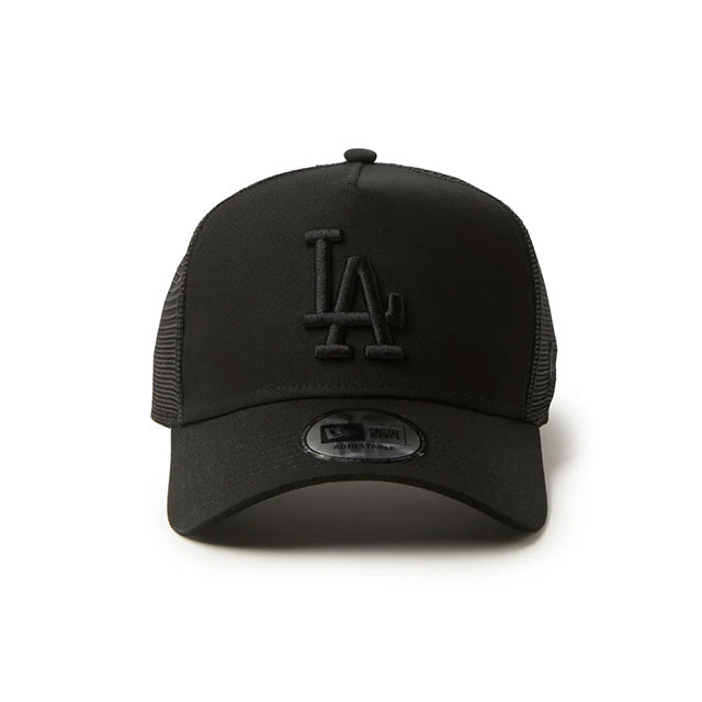 ニューエラ メッシュキャップ 9FORTY ロサンゼルス ドジャース MLB A-FRAME TRUCKER MESH CAP BLACK