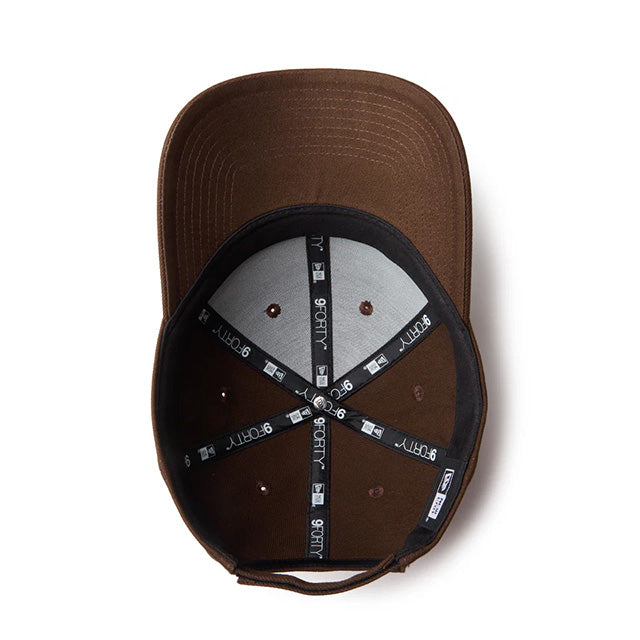 ニューエラ キャップ 9FORTY ADJUSTABLE STRAPBACK CAP WALNUT STONEWHITE