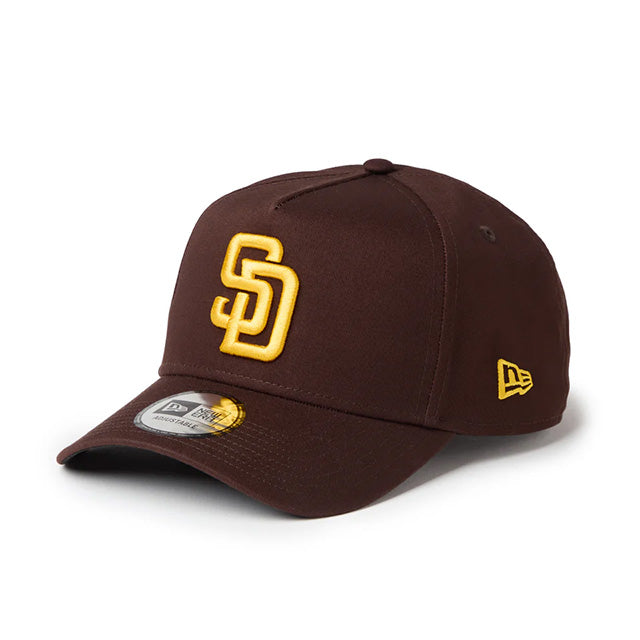 ニューエラ キャップ 9FORTY サンディエゴ パドレス MLB A-FRAME CAP BROWN
