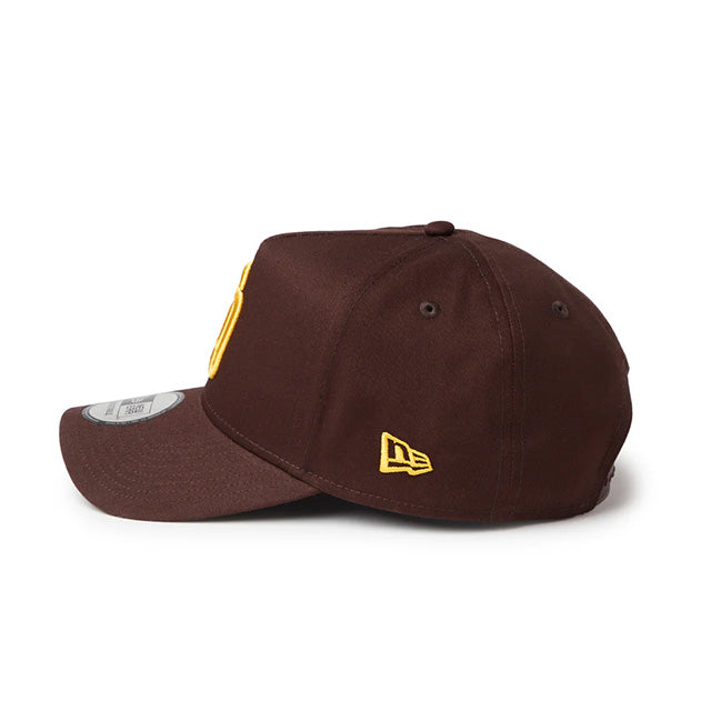 ニューエラ キャップ 9FORTY サンディエゴ パドレス MLB A-FRAME CAP BROWN