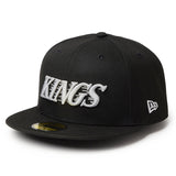 ニューエラ キャップ 59FIFTY ロサンゼルス キングス NHL TEAM SCRIPT FITTED CAP BLACK