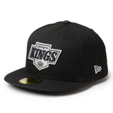 ニューエラ キャップ 59FIFTY ロサンゼルス キングス NHL TEAM CUSTOM FITTED CAP BLACK GRAY