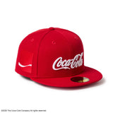 ニューエラ キャップ 59FIFTY コカ コーラ LOGO FITTED CAP SCARLET