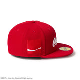 ニューエラ キャップ 59FIFTY コカ コーラ LOGO FITTED CAP SCARLET