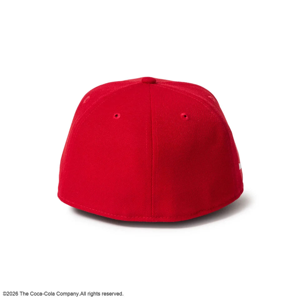ニューエラ キャップ 59FIFTY コカ コーラ LOGO FITTED CAP SCARLET