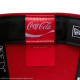 ニューエラ キャップ 59FIFTY コカ コーラ LOGO FITTED CAP SCARLET