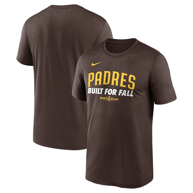 海外取寄 2025 ポストシーズンモデル NIKE Tシャツ サンディエゴ パドレス MLB POSTSEASON AUTHENTIC COLLECTION LEGEND Dri-FIT T-SHIRT BROWN