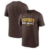 海外取寄 2025 ポストシーズンモデル NIKE Tシャツ サンディエゴ パドレス MLB POSTSEASON AUTHENTIC COLLECTION LEGEND Dri-FIT T-SHIRT BROWN