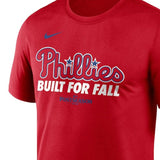 海外取寄 2025 ポストシーズンモデル NIKE Tシャツ フィラデルフィア フィリーズ MLB POSTSEASON AUTHENTIC COLLECTION LEGEND Dri-FIT T-SHIRT RED