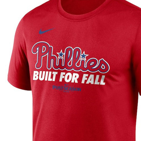 海外取寄 2025 ポストシーズンモデル NIKE Tシャツ フィラデルフィア フィリーズ MLB POSTSEASON AUTHENTIC COLLECTION LEGEND Dri-FIT T-SHIRT RED