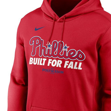海外取寄 2025 ポストシーズンモデル ナイキ プルオーバーフーディー フィラデルフィア フィリーズ MLB POSTSEASON AUTHENTIC COLLECTION THERMA FLEECE HOODIE RED