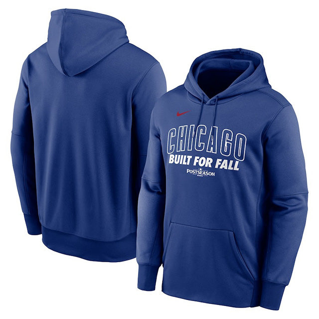 海外取寄 2025 ポストシーズンモデル ナイキ プルオーバーフーディー シカゴ カブス MLB POSTSEASON AUTHENTIC COLLECTION THERMA FLEECE HOODIE ROYAL
