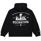 第60回スーパーボウル×ミッチェル アンド ネス×ロックネイション×ペーパープレーン プルオーバーフーディ－