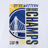 Tシャツ ゴールデンステイト ウォリアーズ 2022 NBA WESTERN CONFERENCE CHAMPIONS LOCKER ROOM T-SHIRT WHITE