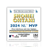 2024 ナショナルリーグ MVP 大谷翔平モデル 海外取寄 記念コイン ロサンゼルス ドジャース