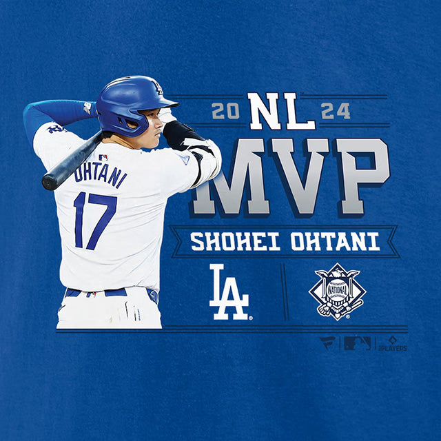 2024 ナショナルリーグ MVP 大谷翔平モデル 海外取寄 記念Tシャツ ロサンゼルス ドジャース ロイヤルブルー