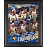 海外取寄 額入りコラージュフレーム インディアナ ペイサーズ 2025 NBA EASTERN CONFERENCE CHAMPIONS COLLAGE