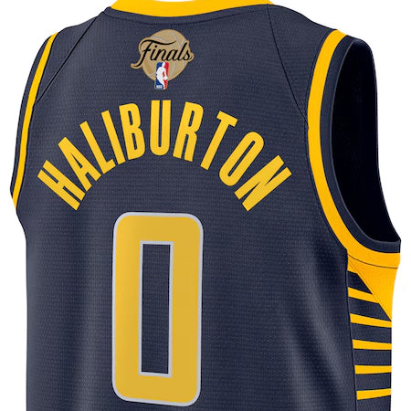 タイリース ハリバートンモデル 海外取寄 ナイキ レプリカユニフォーム インディアナ ペイサーズ 2025 NBA FINALS SWINGMAN JERSEY ICON EDITION NAVY