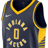 タイリース ハリバートンモデル 海外取寄 ナイキ レプリカユニフォーム インディアナ ペイサーズ 2025 NBA FINALS SWINGMAN JERSEY ICON EDITION NAVY