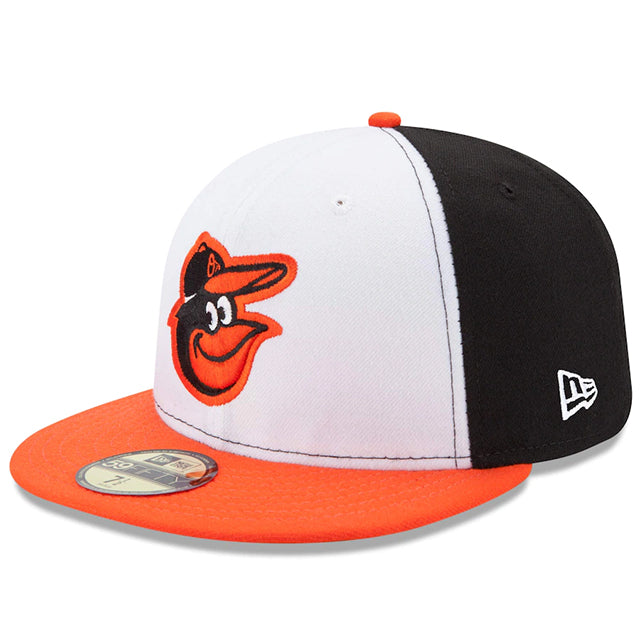 ニューエラ キャップ 59FIFTY ボルチモア オリオールズ MLB ON-FIELD AUTHENTIC HOME FITTED CAP WHITE-BLACK-ORANGE