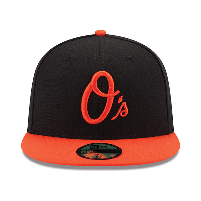 ニューエラ キャップ 59FIFTY ボルチモア オリオールズ MLB ON-FIELD AUTHENTIC ALTERNATE FITTED CAP BLACK-ORANGE