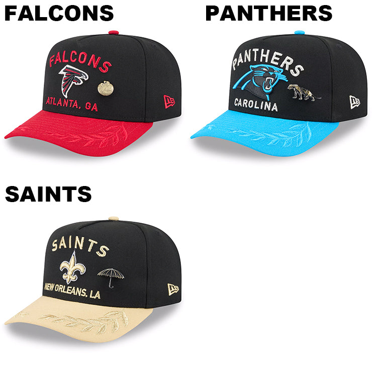 2025 NFL ドラフト選手着用 ニューエラ キャップ 59FIFTY NFL NFC 2025 ONSTAGE DRAFT A-FRAME FITTED CAP