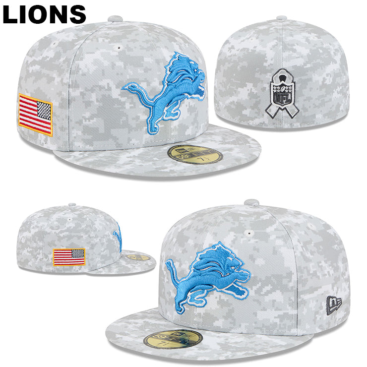 ニューエラ キャップ 59FIFTY NFL 2025 SALUTE-TO-SERVICE FITTED CAP SNOW WHITE DEGITAL