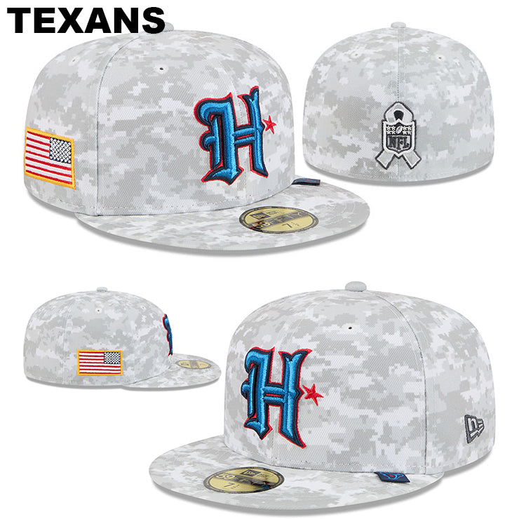 ニューエラ キャップ 59FIFTY NFL 2025 SALUTE-TO-SERVICE FITTED CAP SNOW WHITE DEGITAL