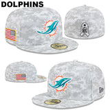 ニューエラ キャップ 59FIFTY NFL 2025 SALUTE-TO-SERVICE FITTED CAP SNOW WHITE DEGITAL