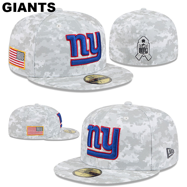 ニューエラ キャップ 59FIFTY NFL 2025 SALUTE-TO-SERVICE FITTED CAP SNOW WHITE DEGITAL
