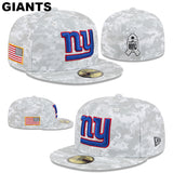 ニューエラ キャップ 59FIFTY NFL 2025 SALUTE-TO-SERVICE FITTED CAP SNOW WHITE DEGITAL