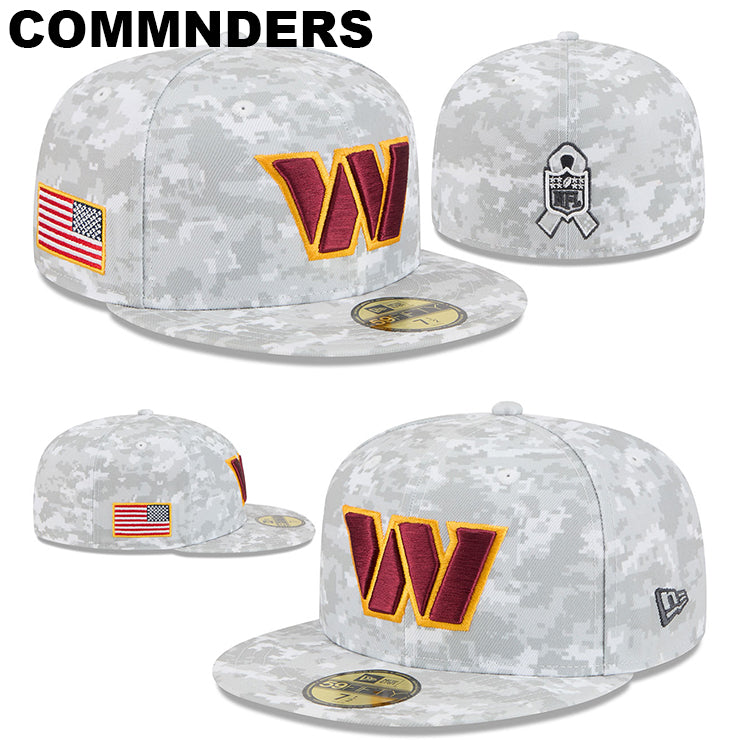 ニューエラ キャップ 59FIFTY NFL 2025 SALUTE-TO-SERVICE FITTED CAP SNOW WHITE DEGITAL