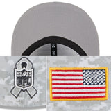 ニューエラ キャップ 59FIFTY NFL 2025 SALUTE-TO-SERVICE FITTED CAP SNOW WHITE DEGITAL