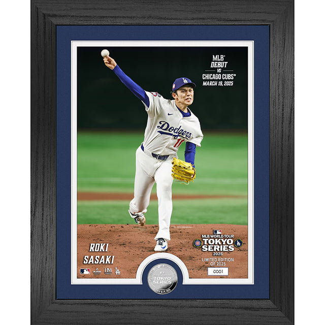 2025 東京シリーズ 佐々木朗希デビュー戦モデル 海外取寄 額入り