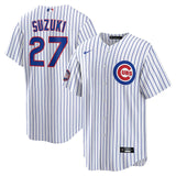 2025 東京シリーズ 鈴木誠也モデル 海外取寄 NIKE レプリカユニフォーム シカゴ カブス 2025 MLB TOKYO SERIES REPLICA PLAYER JERSEY WHITE