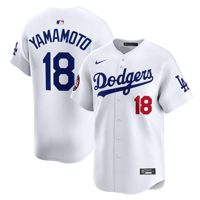 2025 東京シリーズ 山本由伸モデル 海外取寄 NIKE レプリカユニフォーム ロサンゼルス ドジャース 2025 MLB TOKYO SERIES HOME LIMITED PLAYER JERSEY WHITE