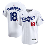 2025 東京シリーズ 山本由伸モデル 海外取寄 NIKE レプリカユニフォーム ロサンゼルス ドジャース 2025 MLB TOKYO SERIES HOME LIMITED PLAYER JERSEY WHITE