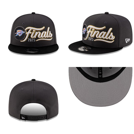 海外取寄 ニューエラ 9FIFTY オクラホマシティ サンダー 2025 NBA WESTERN CONFERENCE CHAMPIONS LOCKER ROOM SNAPBACK CAP