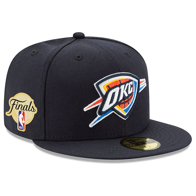 ラウンド  ニューエラ キャップ 2025 サンダー オクラホマシティ 59FIFTY 応援グッズ