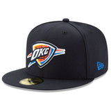 ニューエラ キャップ 59FIFTY オクラホマシティ サンダー 2025 NBA FINALS SIDE PATCH FITTED CAP NAVY