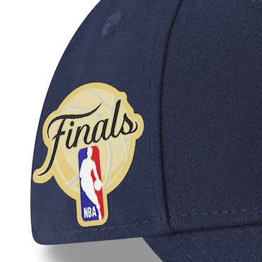 海外取寄 ニューエラ キャップ 9FORTY オクラホマシティ サンダー 2025 NBA FINALS SIDE PATCH STRAPBACK CAP NAVY